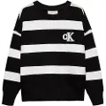 Calvin Klein Jeans Striped Modern Comfort Cn Trøje