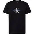 Calvin Klein Jeans Distressed Monologo T-shirt Med Korte ærmer