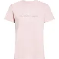 Calvin Klein Jeans Chenille Monologo Regular T-shirt Med Korte ærmer