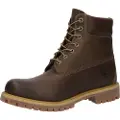 Timberland Timberlandtil mænd. TB1270972141 6 Inch Premium vandtætte læderstøvler med snørelukning, mørkebrune (46 W), Fast, Blonder, Casual