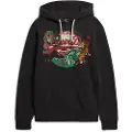 Superdry Superdrytil mænd. M2013702A Grafisk sweatshirt med hætte og Tokyo Vintage-logo, sort (S), Casual, Bomuld, Bæredygtig