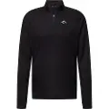 Nike Trail Dri-FIT-mellemlagstrøje med 1/2 lynlås til mænd - sort
