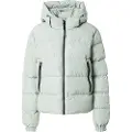 Superdry Superdrytil kvinder. W5011721A Quiltet sportsjakke med hætte grøn (XL), Casual, Genanvendt polister, Bæredygtig