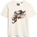 Superdry Tattoo Script Relaxed T-shirt Med Korte ærmer