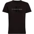 Calvin Klein Jeans Chenille Monologo Regular T-shirt Med Korte ærmer