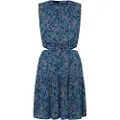 Pepe Jeans Pepe Jeanstil kvinder. PL953562 Mindy-kjole blå (L), Casual, Modal, Uden ærmer/stropper