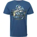 Superdry Superdrytil mænd. M1011990A Tokyo grafisk T-shirt blå (XL), Casual, Bomuld, Korte ærmer