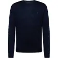 Ralph Lauren Polo Ralph Laurentil mænd. 710946143001 Vaskbar uldtrøje Slim Fit navy (M), Casual, Bomuld, Blå