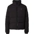 Tommy Hilfiger Tommy Jeanstil kvinder. DW0DW18827 Quiltet jakke med stand-up krave, sort (M), Casual, Genanvendt polister, Bæredygtig