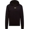 Emporio Armani EA7til mænd. 8NPM32_PJVRZ Hættetrøje i bomuld Core Identity sort (XL), Casual, Lange ærmer
