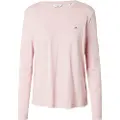 Gant Ganttil kvinder. 4200748 Shield langærmet t-shirt pink (S), Casual, Bomuld, Lange ærmer