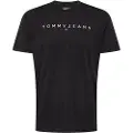 Tommy Hilfiger Reg Linear Logo T-shirt Med Korte ærmer