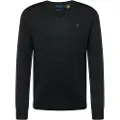 Ralph Lauren Polo Ralph Laurentil mænd. 710946142003 Vaskbar uldtrøje Slim Fit grå (L), Casual, Bomuld
