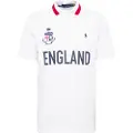 Ralph Lauren Polo Ralph Laurentil mænd. 710944668001 Classic Fit England Polo shirt hvid (S), Casual, Bomuld, Korte ærmer