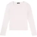 Name it Dyb O-udskæring Top Med Lange Ærmer
