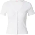 Levi's Levi'stil kvinder. A8782-0001 Muse T-shirt hvid (S), Casual, Bomuld, Korte ærmer