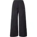 Nike Mellemhøje Nike Sportswear Everything Wovens-bukser med åben kant til kvinder - sort