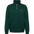 Gant Ganttil mænd. 2008005 Shield Half Zip Sweatshirt grøn (XL), Casual, Bomuld