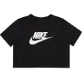 Nike Sportswear Cropped-T-shirt til større børn (piger) - sort