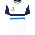 Ralph Lauren Polo Ralph Laurentil mænd. 710944676001 Classic Fit Italien T-shirt hvid (S), Casual, Bomuld, Korte ærmer