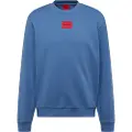 Hugo Boss HUGOtil mænd. 50447964 Blå regular fit fleece-pullover (L), Casual, Bomuld
