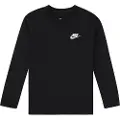 Nike Langærmet Nike Sportswear-T-shirt til større børn - sort