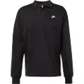 Nike Langærmet Nike Club-strikpolo til mænd - sort