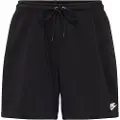 Nike Club Flow-shorts i french terry til mænd - sort