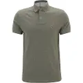 Tommy Hilfiger Tommy Hilfigertil mænd. MW0MW17770 1985 grøn polo shirt (XL), Casual, Korte ærmer, Økologisk bomuld, Bæredygtig
