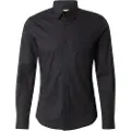 Levi's Levi'stil mænd. 86625-0054 Sort batteriskjorte (L), Casual, Bomuld, Lange ærmer