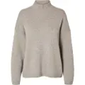 Selected Cille Cashmere Striktrøje Med Høj Hals
