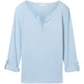 Tom Tailor Henley 3/4 ærmet T-shirt