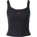 Levi's Levi'stil kvinder. A7420-0010 Essential Sporty Top sort (L), Casual, Bomuld, Uden ærmer/stropper