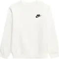 Nike Sportswear Club Fleece-sweatshirt til større børn - hvid