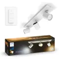 Philips Hue Runner Trippelt Spot - Hvid - med Dimmer Switch