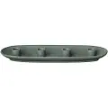 Blomus - Lysestage Vela Oval 40 cm - Grøn - Lysestager & lanterner - - Homeroom