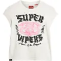 Superdry Embellished Poster Cap T-shirt Med Korte ærmer