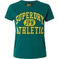 Superdry Varsity Flocked Fitted T-shirt Med Korte ærmer
