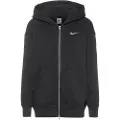Nike Oversized Nike Sportswear Phoenix-hættetrøje med lynlås til kvinder - sort