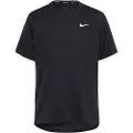 Nike Kortærmet Miler Dri-FIT UV-løbeoverdel til mænd - sort