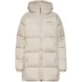 Columbia Columbiatil kvinder. 2088471278 Puffect II mellemlang beige frakke (S), Casual, Polyester, Lange ærmer