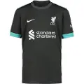 Nike Liverpool FC 2024/25 Stadium Away Nike Dri-FIT Replica-fodboldtrøje til større børn - sort