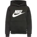 Nike Sportswear Club Fleece-hættetrøje til større børn - sort