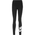 Nike Højtaljede Nike Sportswear Classics-leggings med grafik til kvinder - sort