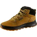 Timberland Timberlandtil mænd. TB0A1ZQH2311 Field Trekker low top lædersko med snørebånd, gul (45), Fast, Blonder, Casual, Sport, Udendørs