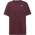 Nike Kortærmet Nike Miler Dri-FIT UV-løbeoverdel til mænd - rød