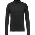 Nike Varm Nike Pro Dri-FIT-fitnesstrøje med høj hals og lange ærmer til mænd - sort