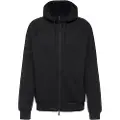 Nike Primary Fleece Dri-FIT UV Performance-hættetrøje med lynlås i fuld længde til mænd - sort