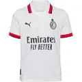 Puma Ac Milan 24/25 Væk Junior T-shirt Med Korte ærmer