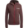 Adidas Organiser Techrock Reversible High-pile-fleece Fleecejakke Med Fuld Lynlås
